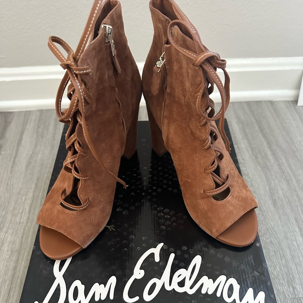 Sam Edelman Brown Heels -Size 8